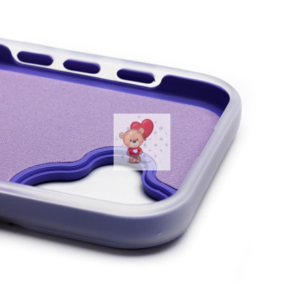 Чехол-накладка для Apple iPhone 16 (фиолетовый) - SC346