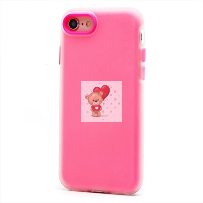 Чехол-накладка для Apple iPhone 7 (розовый) - SC346