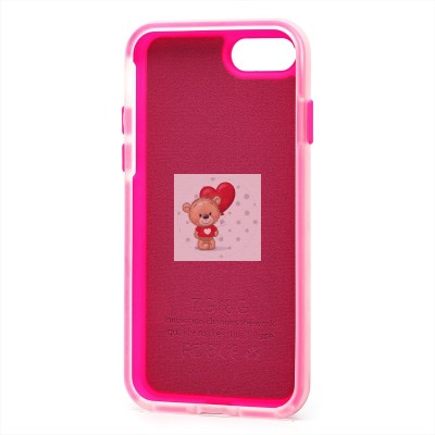 Чехол-накладка для Apple iPhone 7 (розовый) - SC346