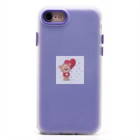 Чехол-накладка для Apple iPhone 7 (фиолетовый) - SC346