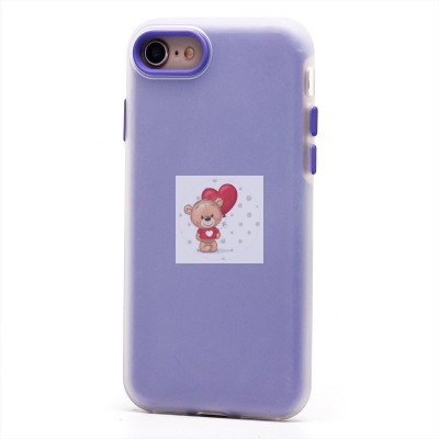 Чехол-накладка для Apple iPhone 8 (фиолетовый) - SC346