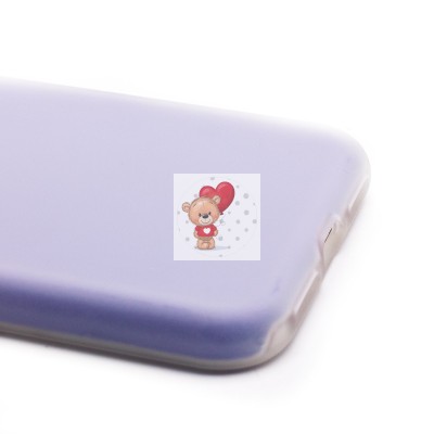 Чехол-накладка для Apple iPhone 8 (фиолетовый) - SC346