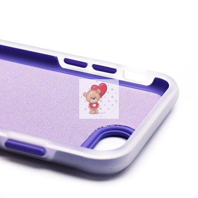 Чехол-накладка для Apple iPhone 8 (фиолетовый) - SC346