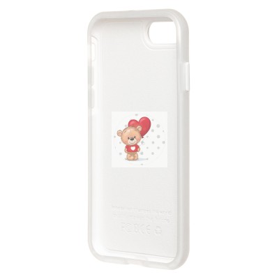 Чехол-накладка для Apple iPhone 7 (белый) - SC346