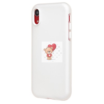 Чехол-накладка для Apple iPhone XR (белый) - SC346