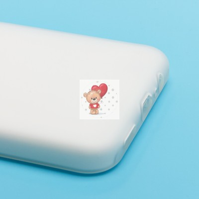 Чехол-накладка для Honor X7b (белый) - SC346