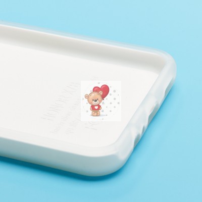 Чехол-накладка для Honor X7b (белый) - SC346