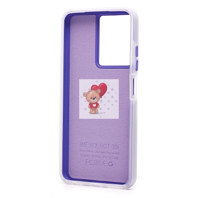 Чехол-накладка для Infinix Hot 30i (фиолетовый) - SC346 Чехол-накладка для Infinix Hot 30i (фиолетовый) - SC346