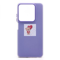 Чехол-накладка для Infinix Hot 40i (фиолетовый) - SC346