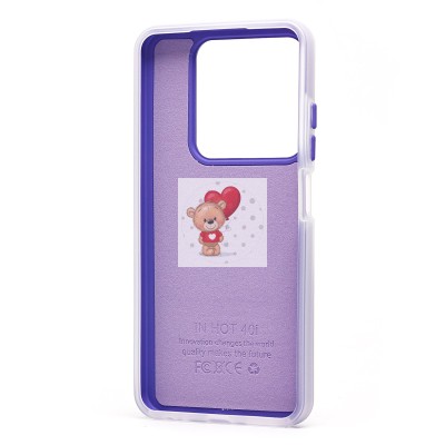 Чехол-накладка для Infinix Hot 40i (фиолетовый) - SC346