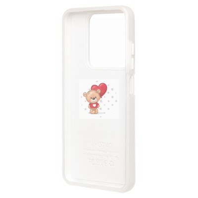 Чехол-накладка для Infinix Hot 40i (белый) - SC346