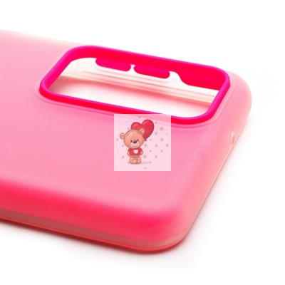 Чехол-накладка для Samsung Galaxy A12 (розовый) - SC346