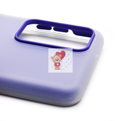 Чехол-накладка для Samsung Galaxy A12 (фиолетовый) - SC346