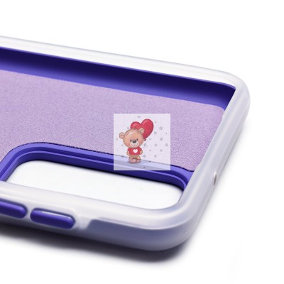 Чехол-накладка для Samsung Galaxy A12 (фиолетовый) - SC346