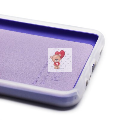 Чехол-накладка для Samsung Galaxy A12 (фиолетовый) - SC346