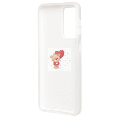 Чехол-накладка для Samsung Galaxy A12 (белый) - SC346