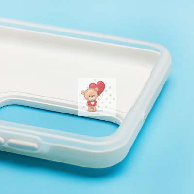 Чехол-накладка для Samsung Galaxy A12 (белый) - SC346