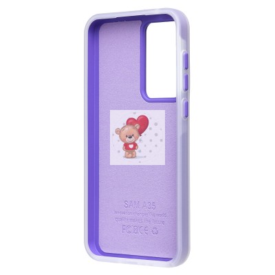 Чехол-накладка для Samsung Galaxy A35 (фиолетовый) - SC346