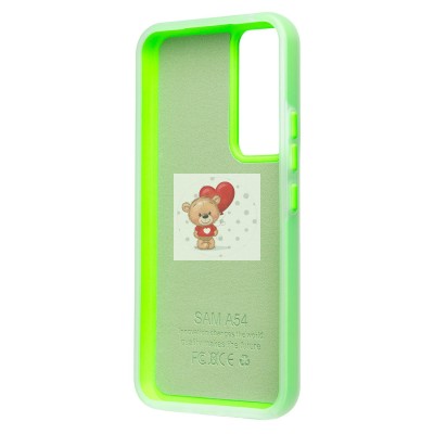 Чехол-накладка для Samsung Galaxy A54 (зеленый) - SC346