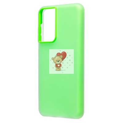 Чехол-накладка для Samsung Galaxy S21FE (зеленый) - SC346