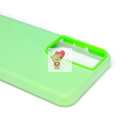 Чехол-накладка для Samsung Galaxy S21FE (зеленый) - SC346