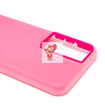 Чехол-накладка для Samsung Galaxy S21FE (розовый) - SC346 Чехол-накладка для Samsung Galaxy S21FE (розовый) - SC346