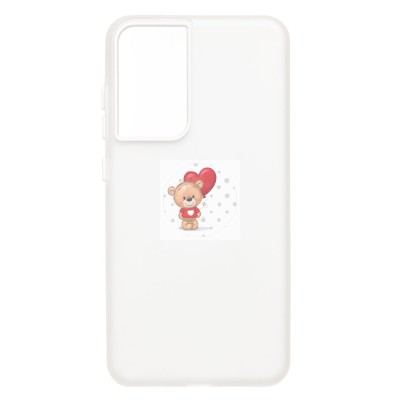 Чехол-накладка для Samsung Galaxy S21FE (белый) - SC346