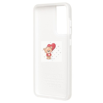 Чехол-накладка для Samsung Galaxy S21FE (белый) - SC346 Чехол-накладка для Samsung Galaxy S21FE (белый) - SC346