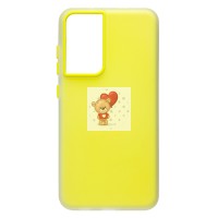 Чехол-накладка для Samsung Galaxy S21FE (желтый) - SC346