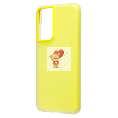 Чехол-накладка для Samsung Galaxy S21FE (желтый) - SC346