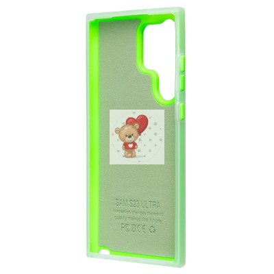 Чехол-накладка для Samsung Galaxy S23 Ultra (зеленый) - SC346