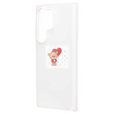 Чехол-накладка для Samsung Galaxy S23 Ultra (белый) - SC346