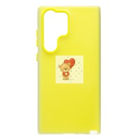 Чехол-накладка для Samsung Galaxy S23 Ultra (желтый) - SC346