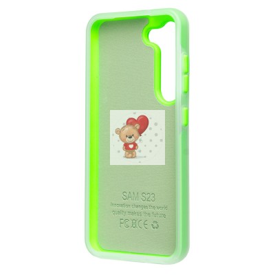 Чехол-накладка для Samsung Galaxy S23 (зеленый) - SC346