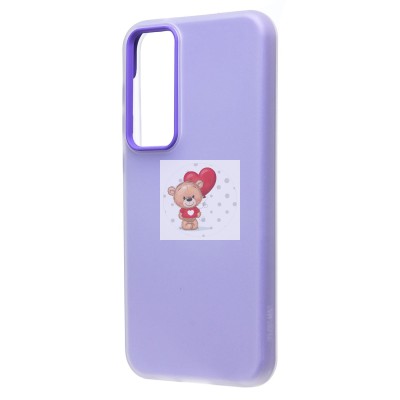 Чехол-накладка для Samsung Galaxy S23FE (фиолетовый) - SC346 Чехол-накладка для Samsung Galaxy S23FE (фиолетовый) - SC346