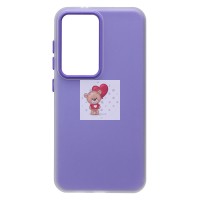 Чехол-накладка для Samsung Galaxy S24 (фиолетовый) - SC346