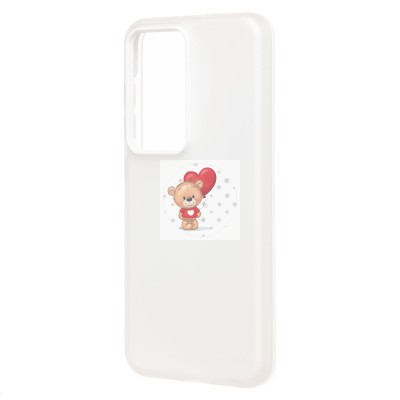 Чехол-накладка для Samsung Galaxy S24 (белый) - SC346