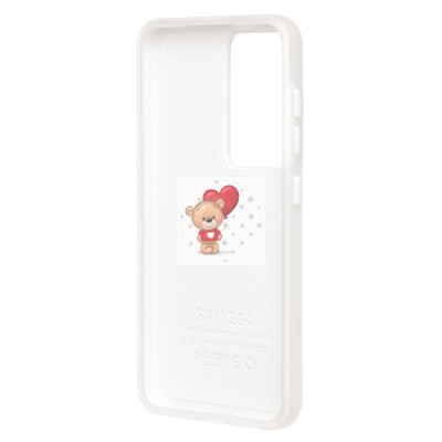 Чехол-накладка для Samsung Galaxy S24 (белый) - SC346