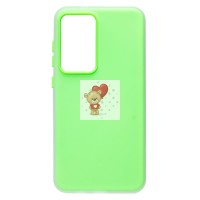 Чехол-накладка для Samsung Galaxy S24+ (зеленый) - SC346