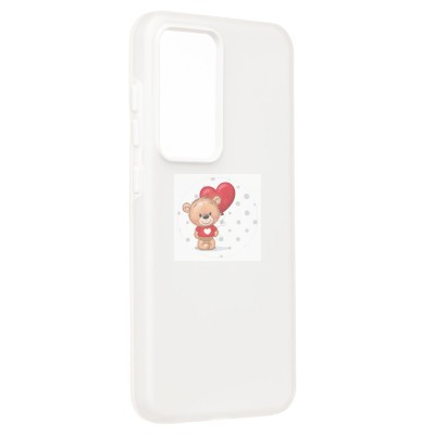 Чехол-накладка для Samsung Galaxy S24+ (белый) - SC346