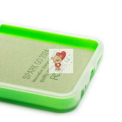 Чехол-накладка для Tecno Spark Go 2024 (зеленый) - SC346