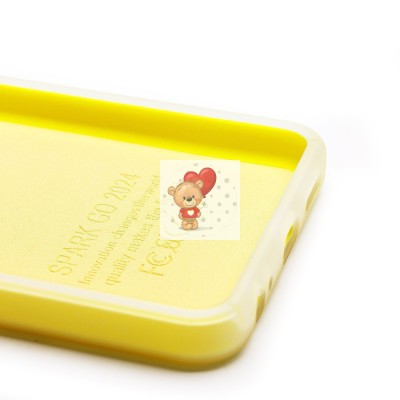 Чехол-накладка для Tecno Spark Go 2024 (желтый) - SC346