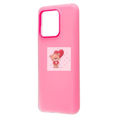 Чехол-накладка для Xiaomi Redmi 12C (розовый) - SC346