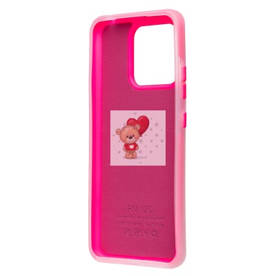 Чехол-накладка для Xiaomi Redmi 12C (розовый) - SC346