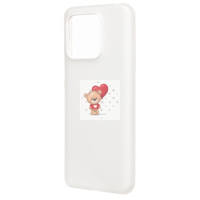 Чехол-накладка для Xiaomi Redmi 12C (белый) - SC346