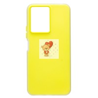 Чехол-накладка для Xiaomi Poco C65 (желтый) - SC346