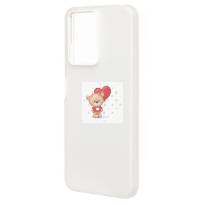 Чехол-накладка для Xiaomi Redmi Note 12 4G (белый) - SC346