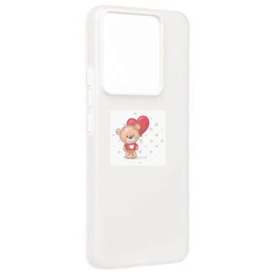 Чехол-накладка для Xiaomi Redmi Note 13 Pro 5G (белый) - SC346