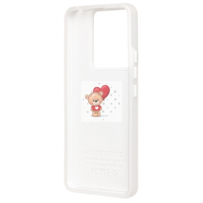 Чехол-накладка для Xiaomi Redmi Note 13 Pro 5G (белый) - SC346