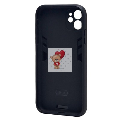 Чехол-накладка для Apple iPhone 11 (черный) - SGP001 противоударный